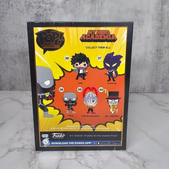 Funko Pop! Pin My Hero Academia Twice #38 Glow In The Dark Collectible Enamel Ba - Picture 6 of 8